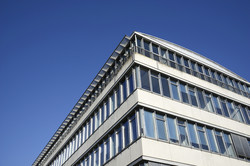 GB III Building 3 from a frog’s perspective at TU Dortmund.
